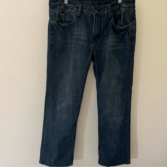 Men’s Buffalo Sigmund Style Slim Fit Embroidered Distressed Jeans Size 33 - Picture 2 of 8